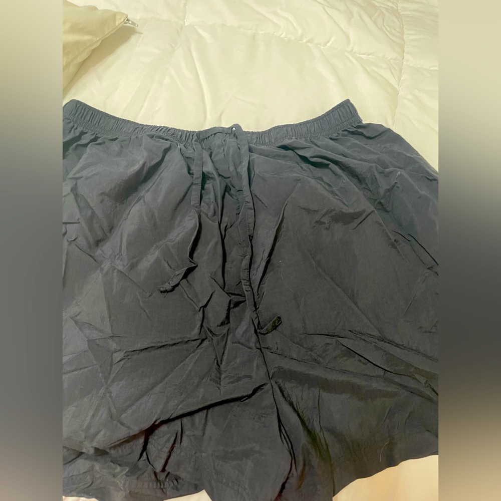 Black swim shorts. Unlined. Plus size like new